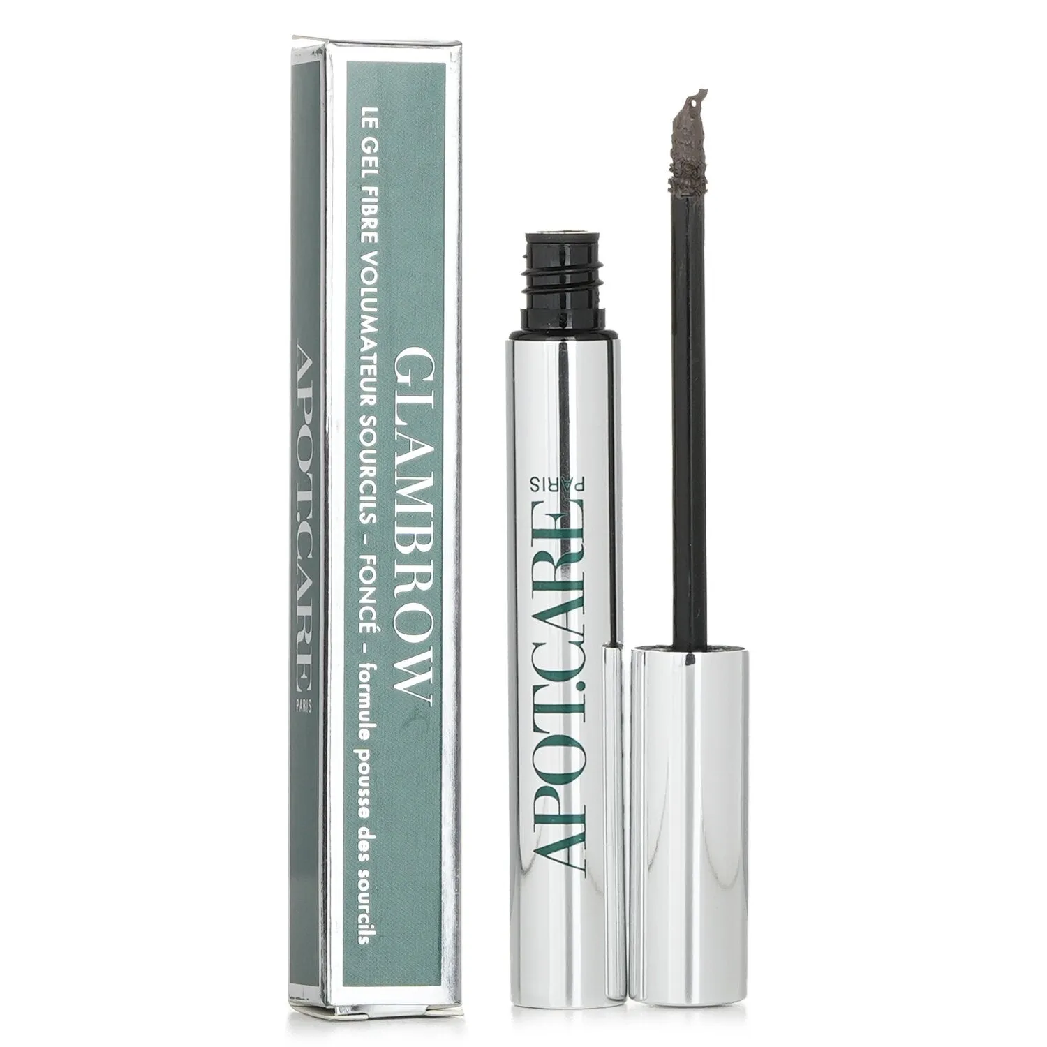 Apot.Care - Glambrow The Brow Volumizing Fiber Gel - Dark  - 3g/0.1oz