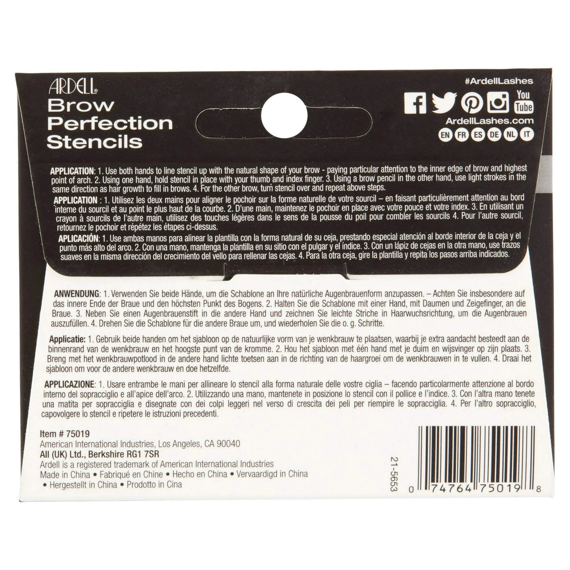 ARDELL Brow Perfection Stencils
