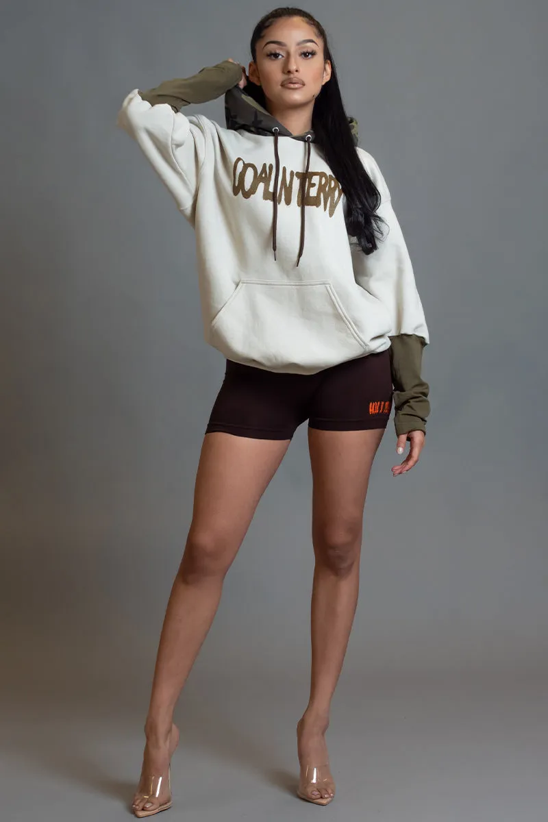 CUSTOM SAND N CAMO SPRAY CNT HOODIE
