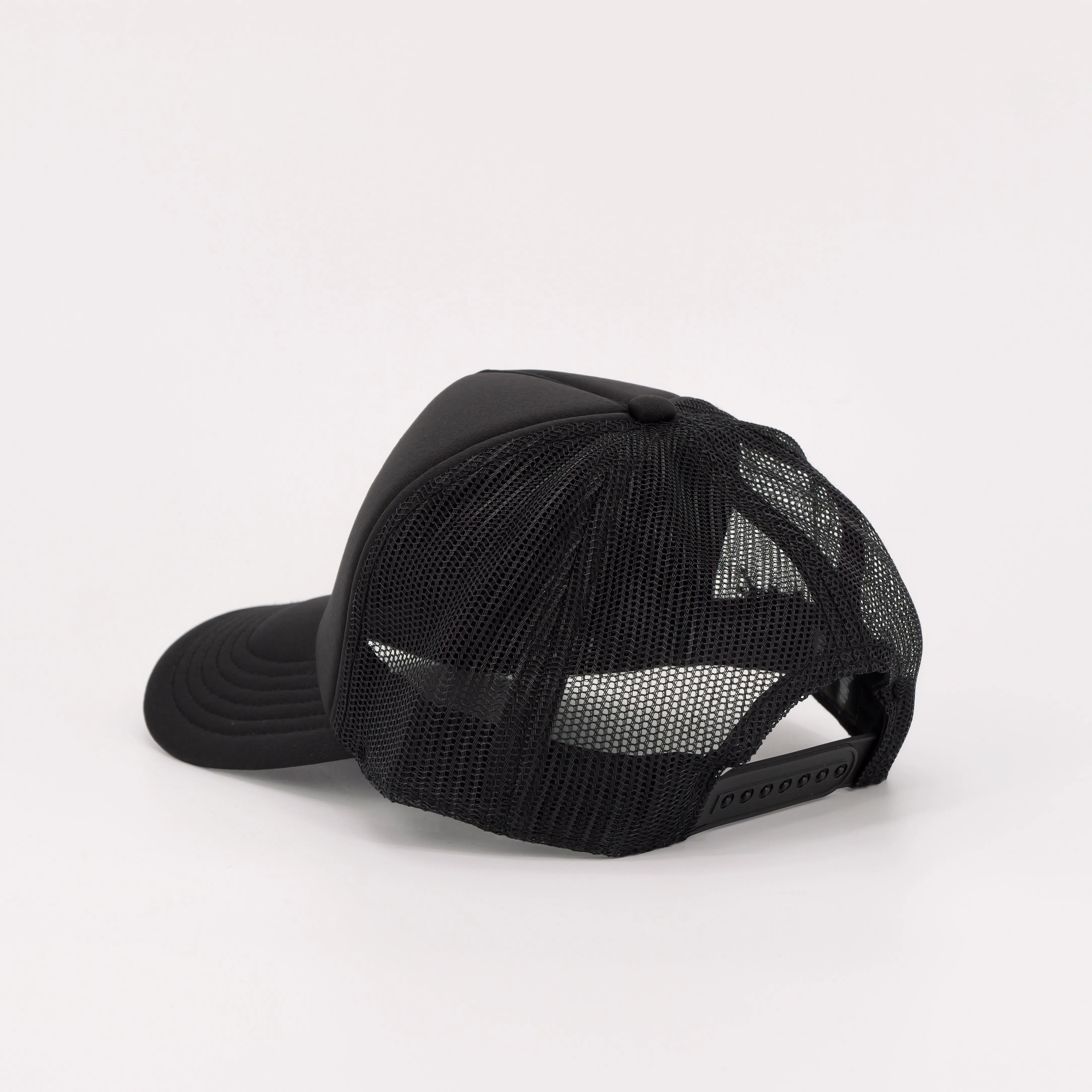 FLOWER SHOP TRUCKER HAT BLACK/BLACK