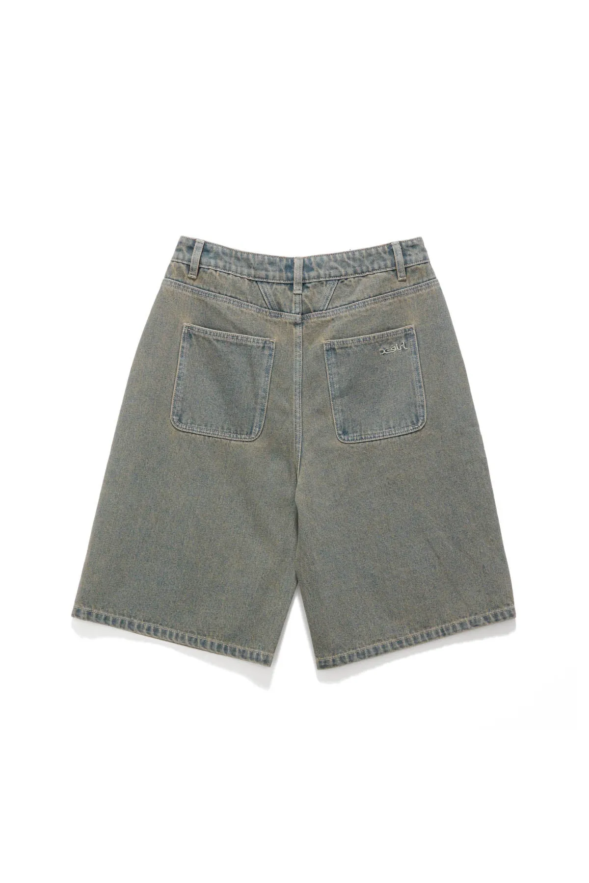 GORDON SPRAY BAGGY SHORT - VINTAGE BLUE / PINK