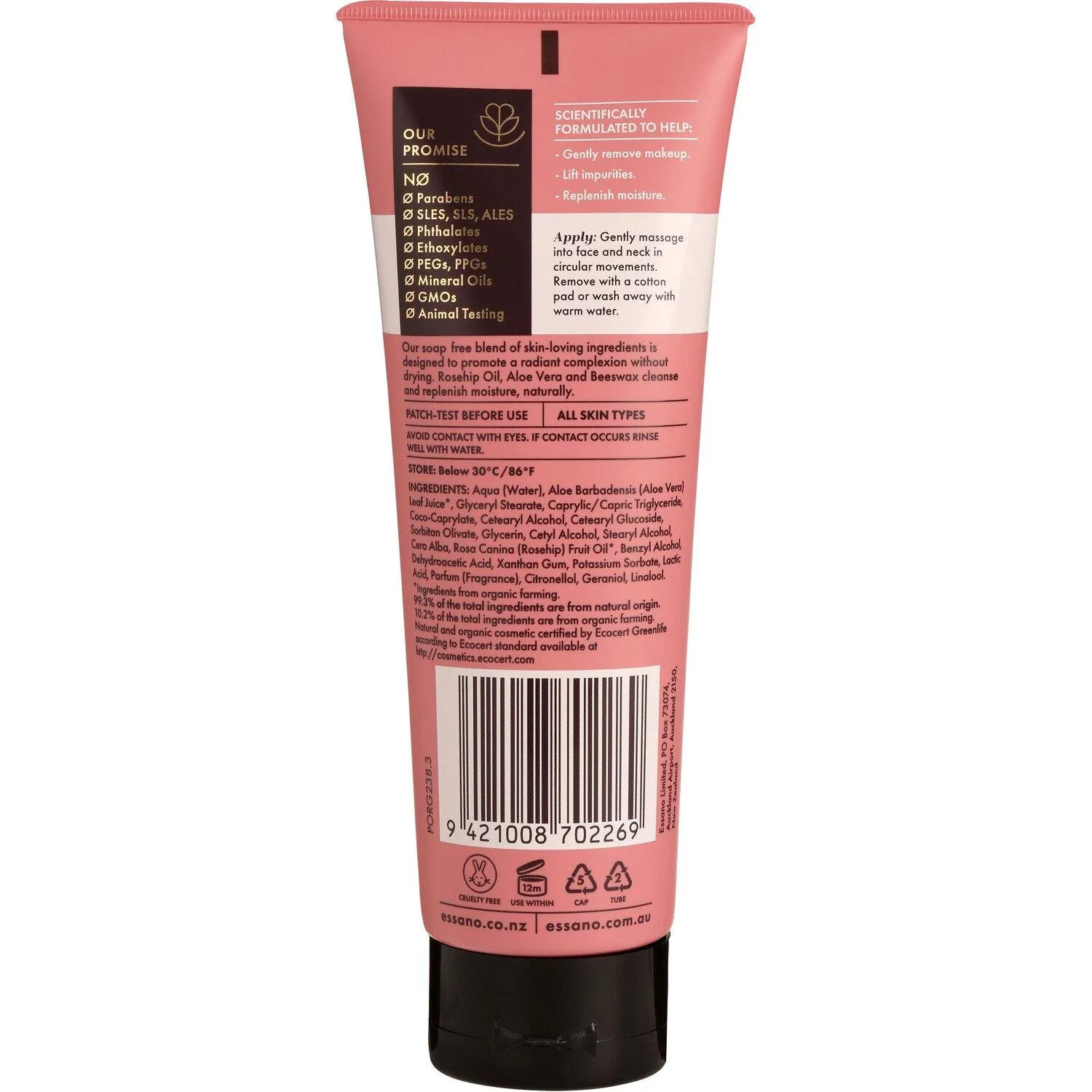 Hydrating Rosehip Crème Cleanser