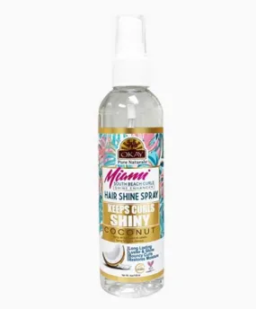 Okay  Miami Keep Curls Shiny Coconut Hair Shine Spray