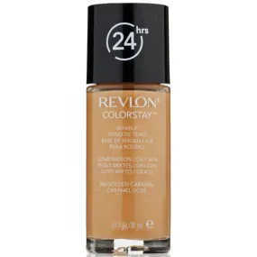 REVLON - ColorStay Makeup for Combination/Oily Skin 360 Golden Caramel - 1 fl. oz. (30 ml)