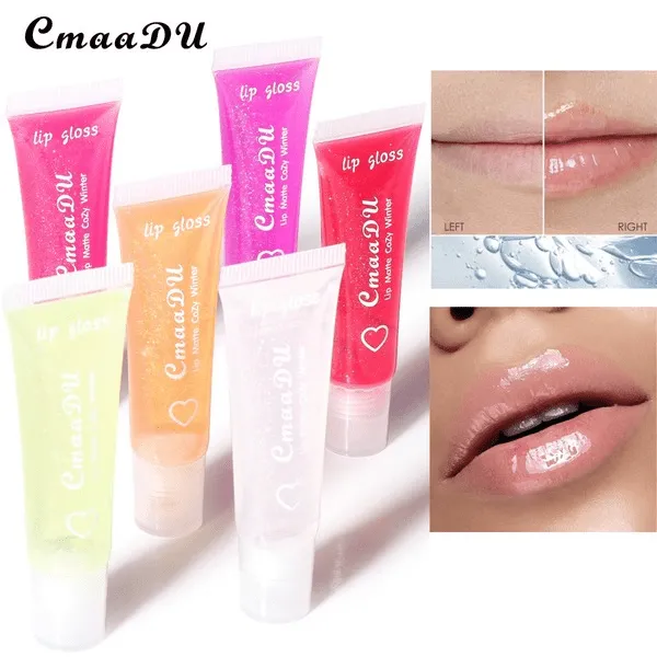 Wholesale CmaaDu 6 Colors Pure Transparent Moisturizing Moisturizing Lip Balm Lip Glaze JDC-MK-Nic020
