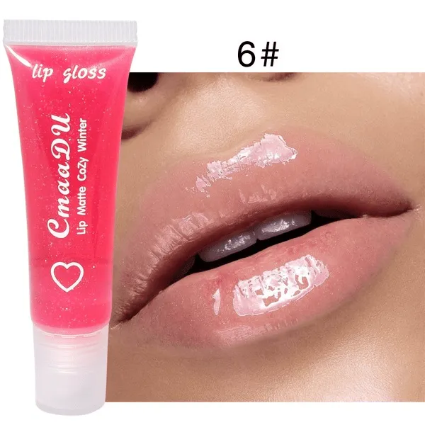 Wholesale CmaaDu 6 Colors Pure Transparent Moisturizing Moisturizing Lip Balm Lip Glaze JDC-MK-Nic020