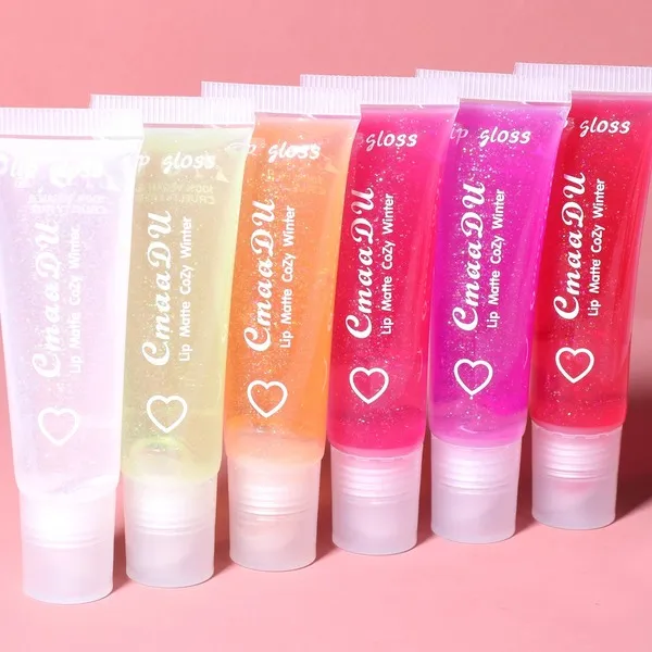 Wholesale CmaaDu 6 Colors Pure Transparent Moisturizing Moisturizing Lip Balm Lip Glaze JDC-MK-Nic020