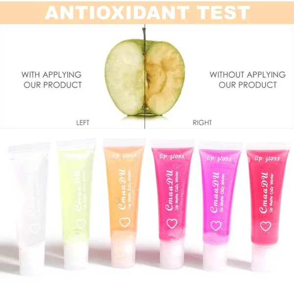 Wholesale CmaaDu 6 Colors Pure Transparent Moisturizing Moisturizing Lip Balm Lip Glaze JDC-MK-Nic020