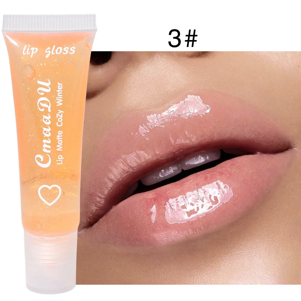Wholesale CmaaDu 6 Colors Pure Transparent Moisturizing Moisturizing Lip Balm Lip Glaze JDC-MK-Nic020